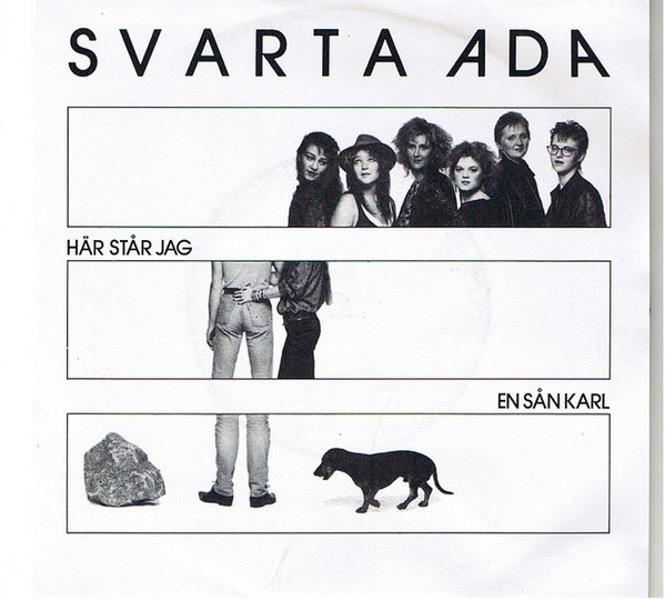 Singel, Här står jag/ en sån karl omslag